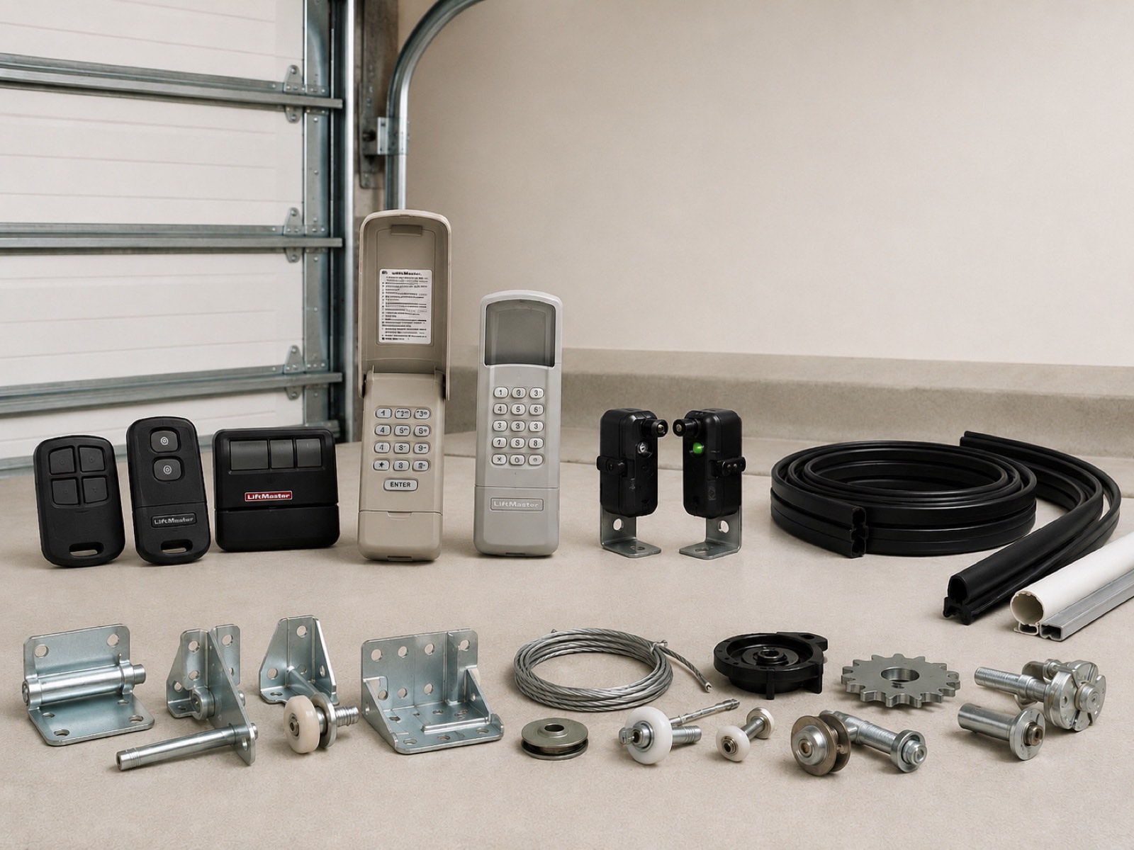Garage door accessories